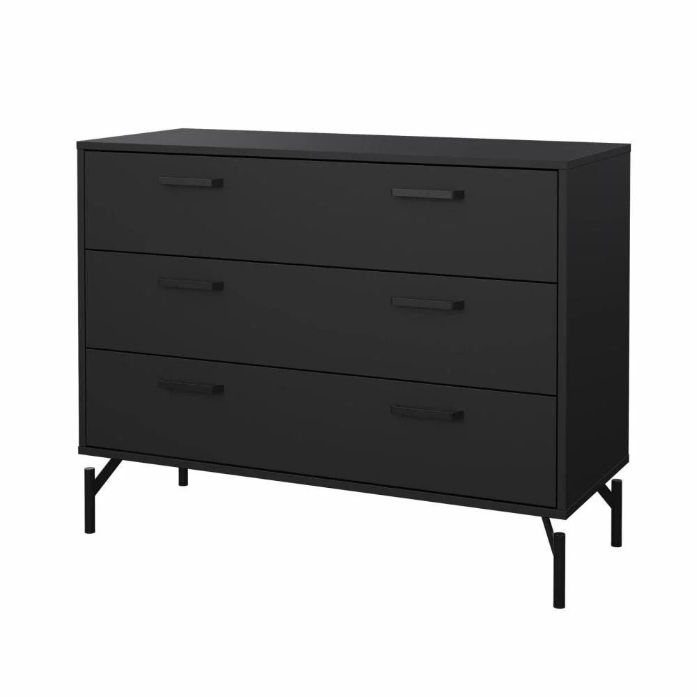 GAVETERO DANA NEGRO MATE 3GVT - Image 4